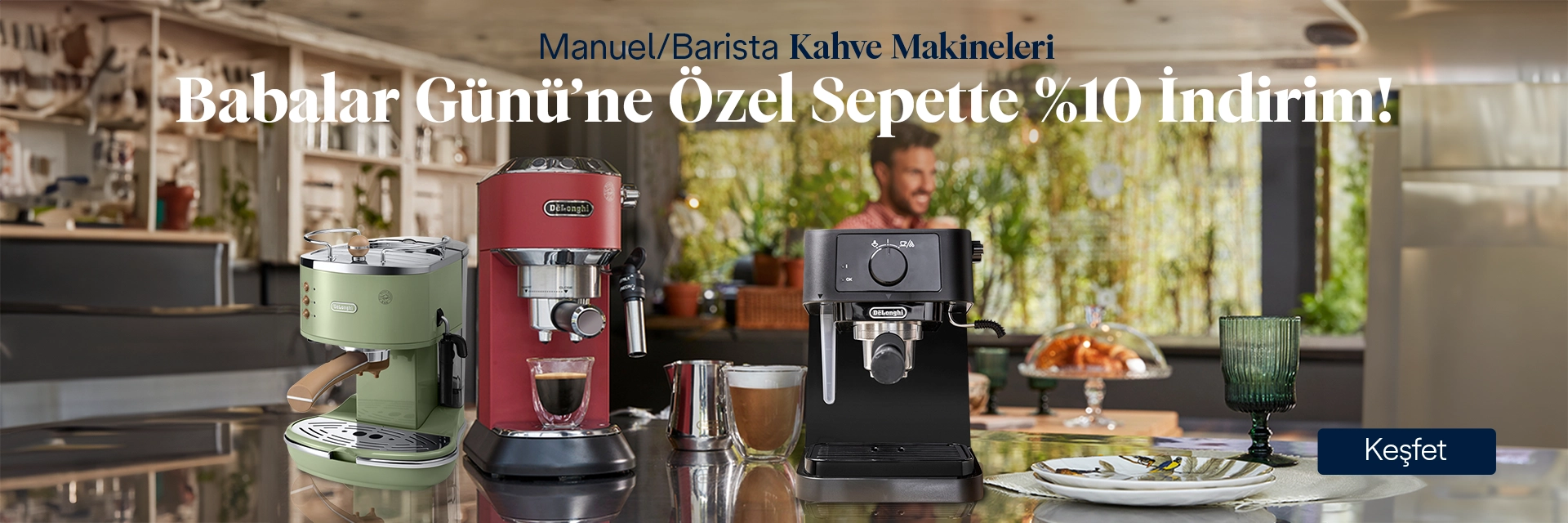 Barista Kahve Makinesi Desktop Banner
