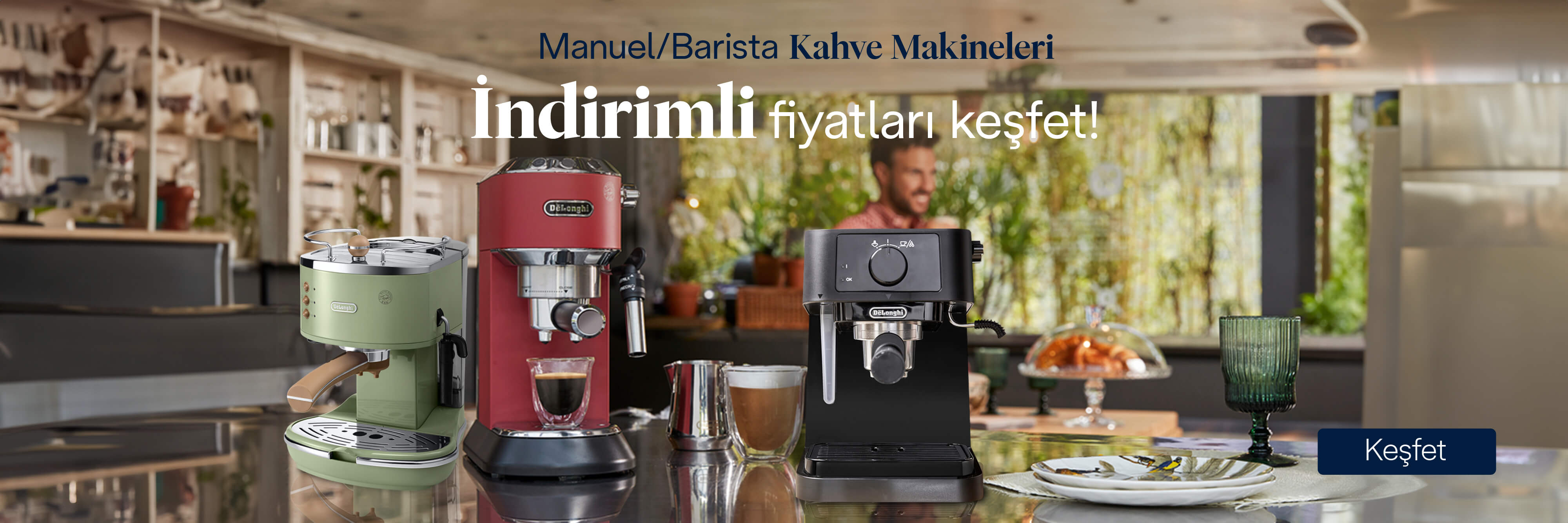 Barista Kahve Makinesi Desktop Banner