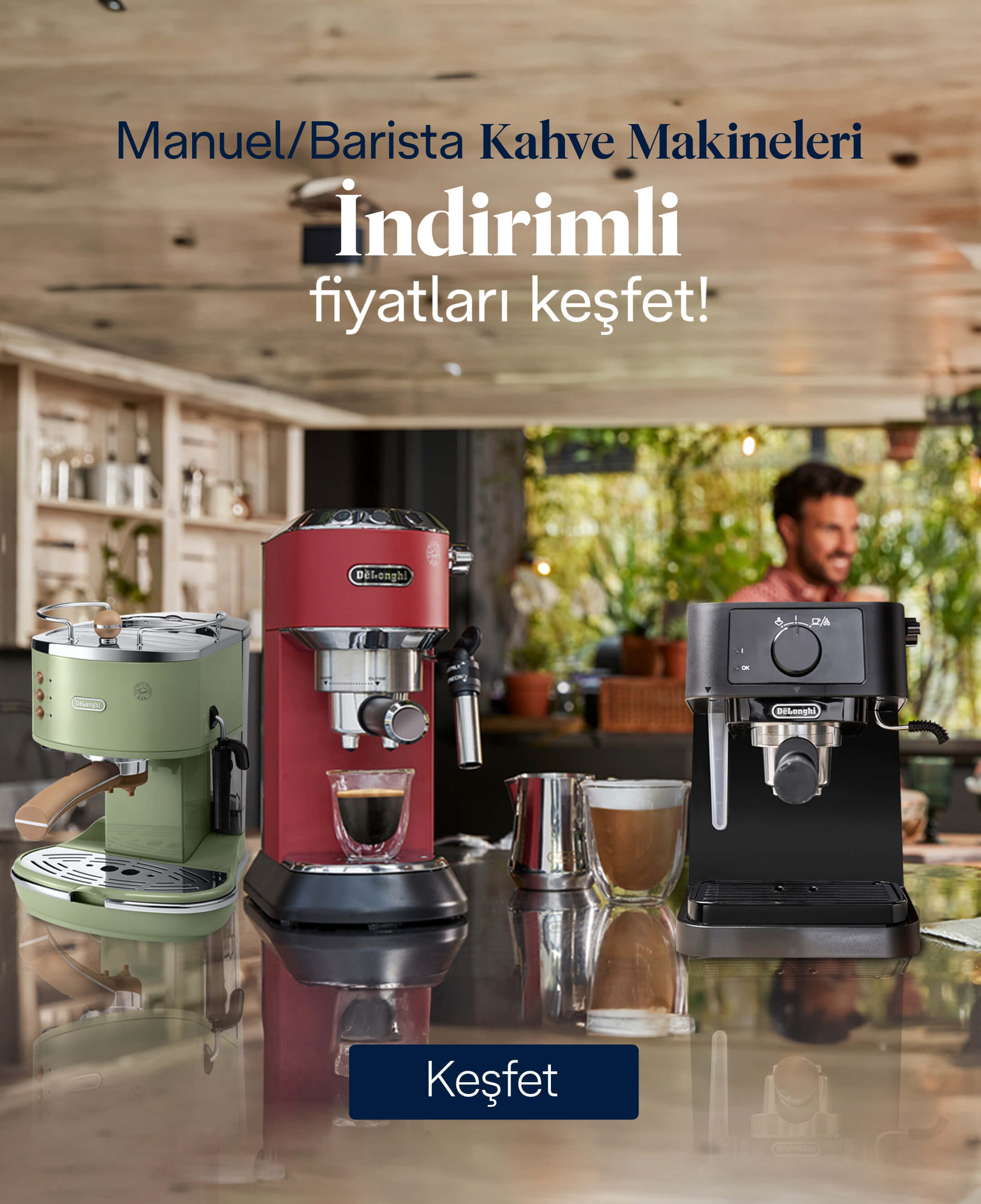 Barista Kahve Makinesi Mobil Banner