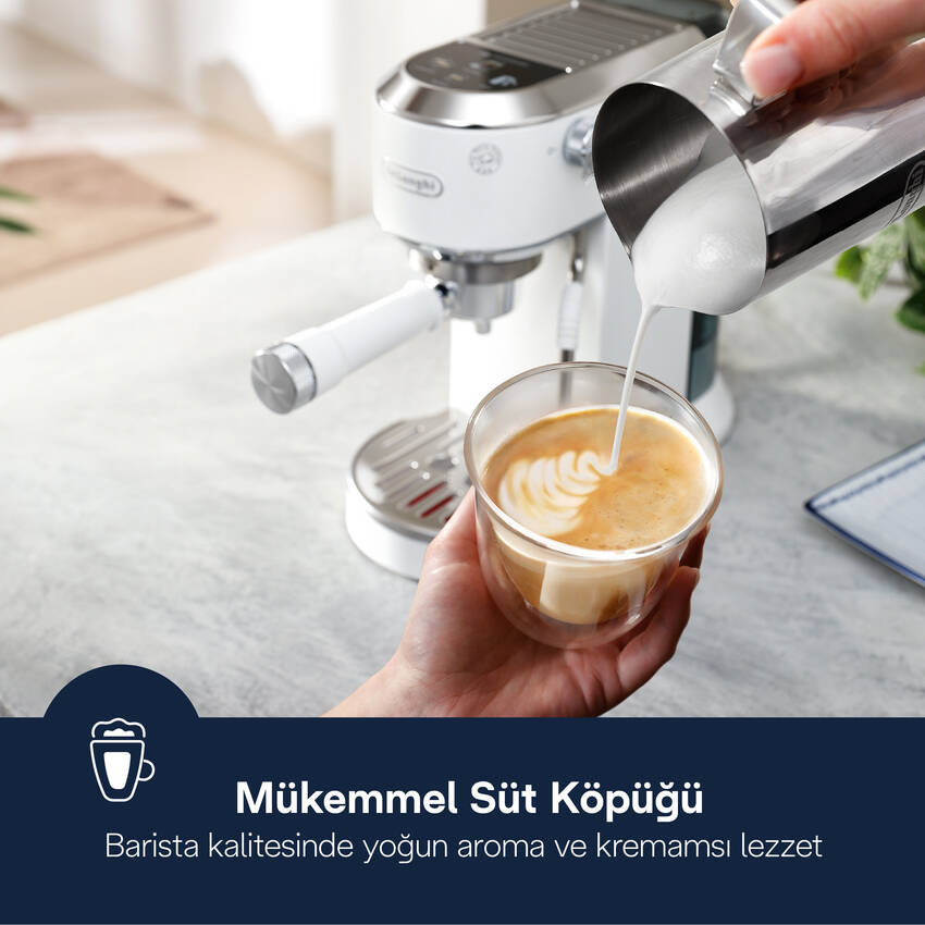 Dedica Duo Manuel Espresso Kahve Makinesi EC890.WI - 6