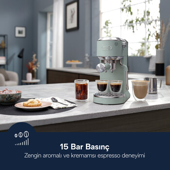 Dedica Duo Manuel Espresso Kahve Makinesi EC890.GR - 8