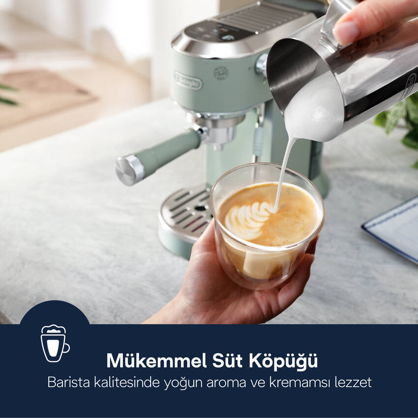 Dedica Duo Manuel Espresso Kahve Makinesi EC890.GR - 6