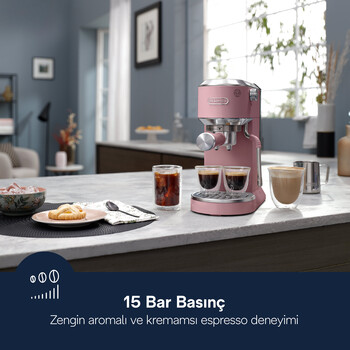 Dedica Duo Manuel Espresso Kahve Makinesi EC890.PK - 9