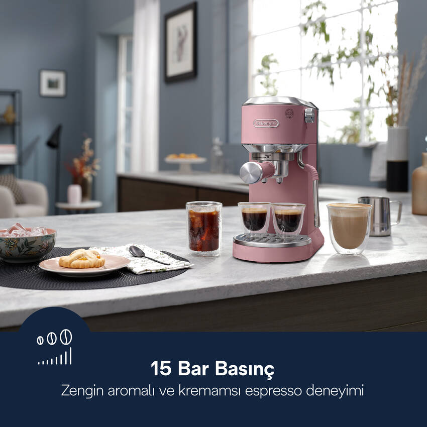 Dedica Duo Manuel Espresso Kahve Makinesi EC890.PK - 9