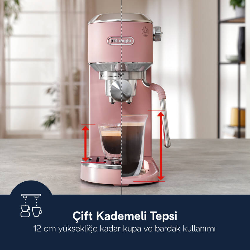 Dedica Duo Manuel Espresso Kahve Makinesi EC890.PK - 7