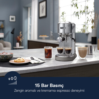 Dedica Duo Manuel Espresso Kahve Makinesi EC890.M - 8