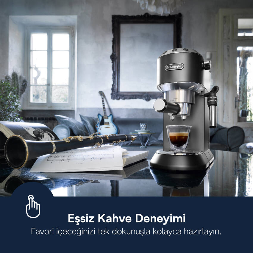 Dedica, EC685.BK Manuel Espresso Kahve Makinesi - 2
