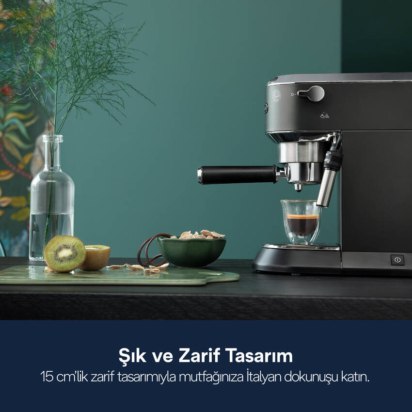Dedica, EC685.BK Manuel Espresso Kahve Makinesi - 4