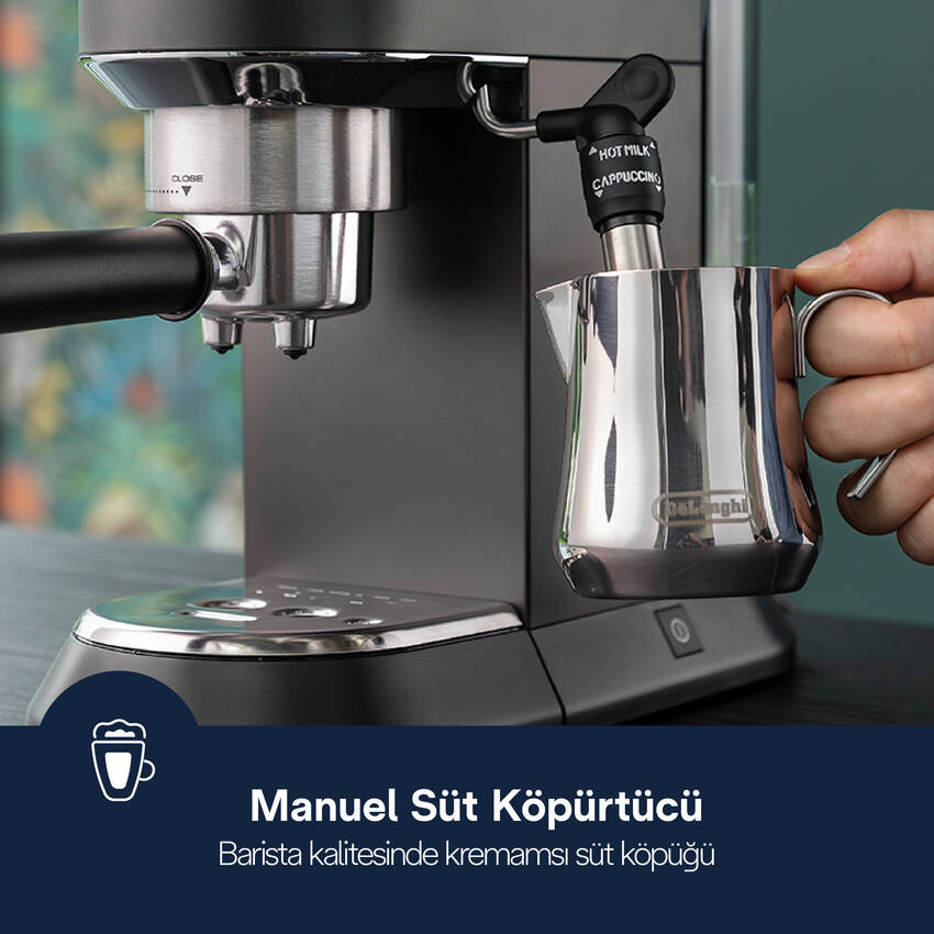 Dedica, EC685.BK Manuel Espresso Kahve Makinesi - 5