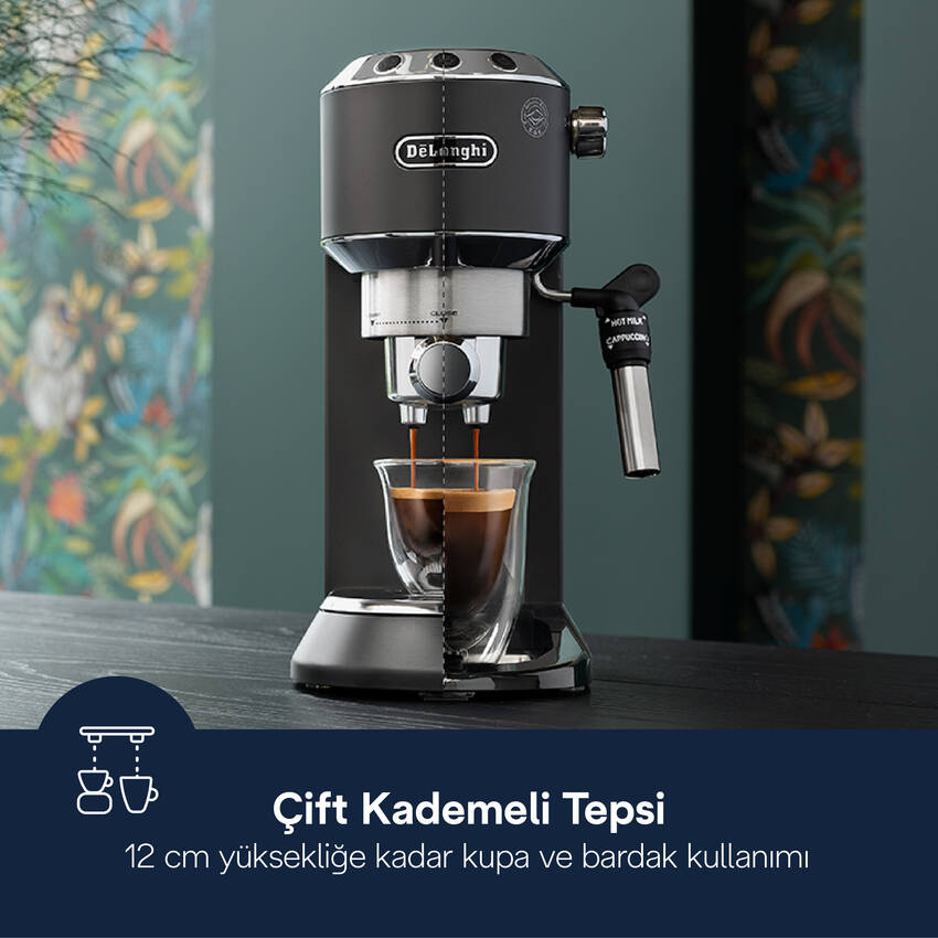 Dedica, EC685.BK Manuel Espresso Kahve Makinesi - 6
