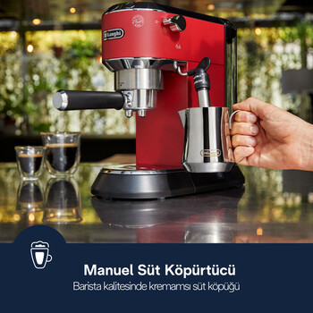 Dedica, EC685.R Manuel Espresso Kahve Makinesi - 5