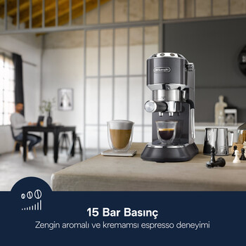 Dedica EC885.GY Manuel Espresso Kahve Makinesi - 3