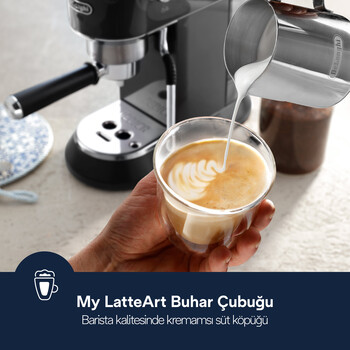 Dedica EC885.GY Manuel Espresso Kahve Makinesi - 5