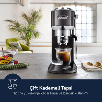 Dedica EC885.GY Manuel Espresso Kahve Makinesi - 6