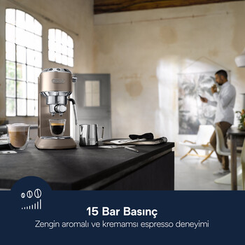 Dedica EC885.BG Manuel Espresso Kahve Makinesi - 3