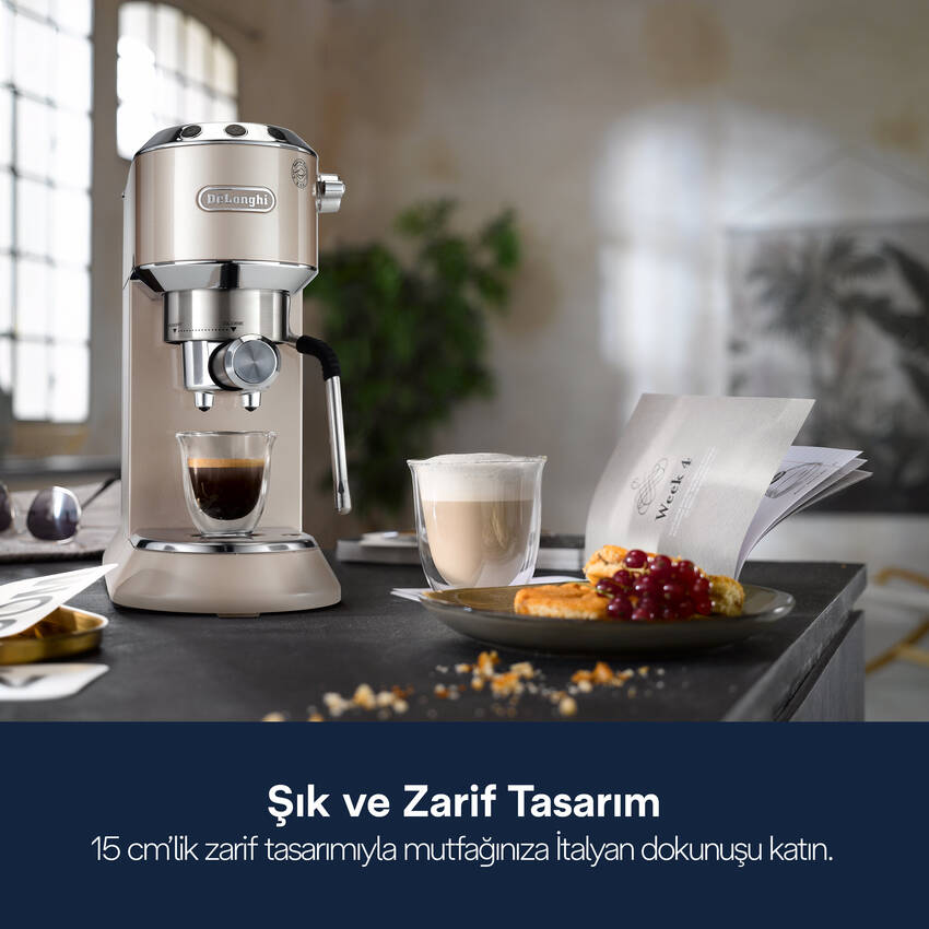 Dedica EC885.BG Manuel Espresso Kahve Makinesi - 4
