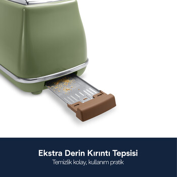 Icona Vintage, CTOV2103.GR Ekmek Kızartma Makinesi - 5