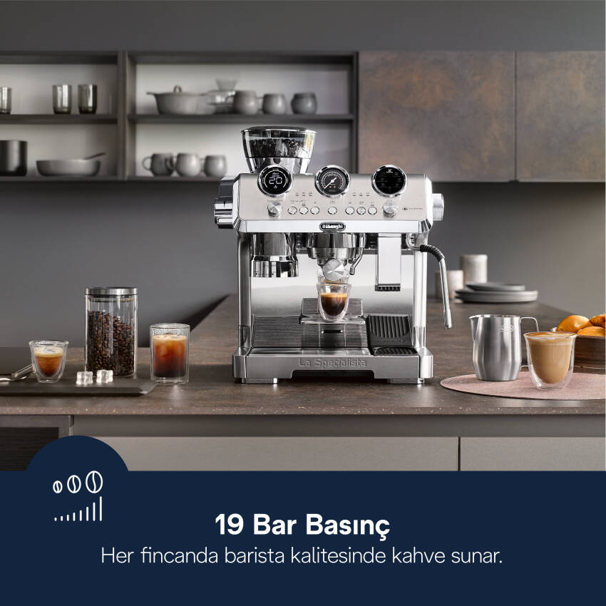 LA Specialista Maestro EC9885.M Manuel Barista Tipi Espresso Kahve Makinesi - 2