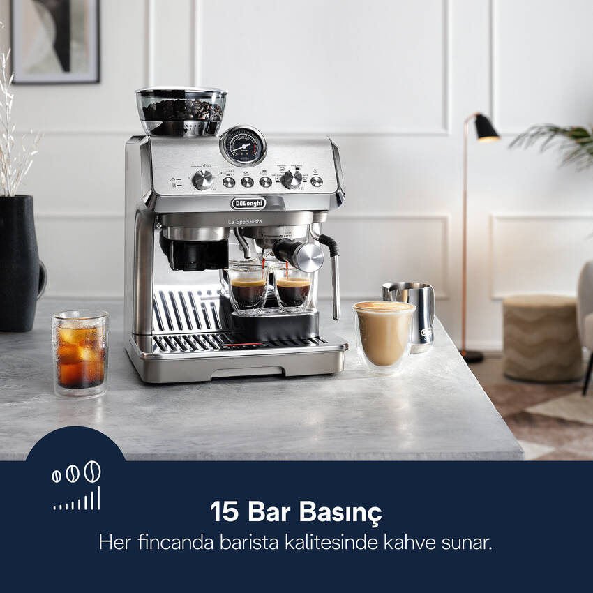 La Specialista Arte Evo, EC9255.M Manuel Barista Tipi Espresso Kahve Makinesi - 2
