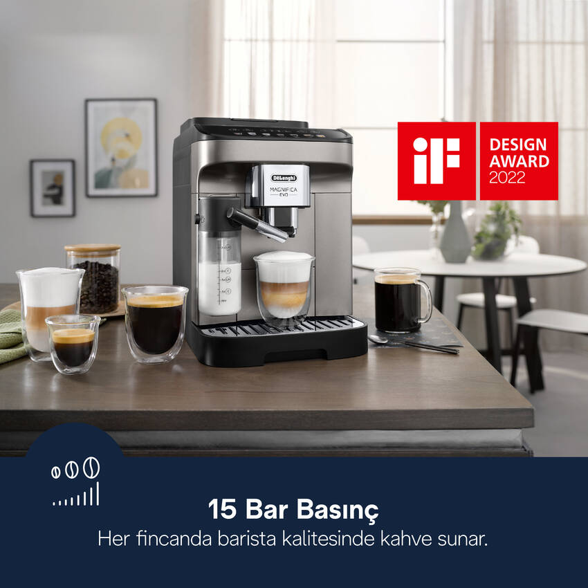 Magnifica Evo, ECAM290.81.TB Tam Otomatik Espresso Kahve Makinesi - 2