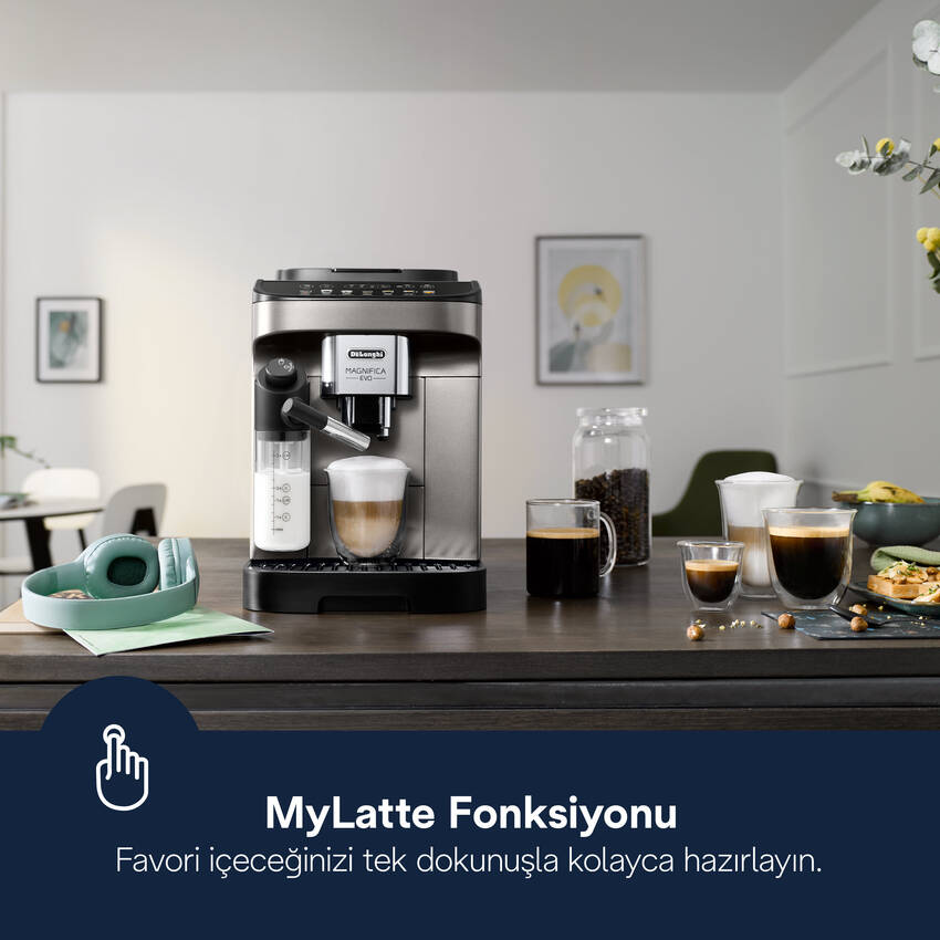 Magnifica Evo, ECAM290.81.TB Tam Otomatik Espresso Kahve Makinesi - 3