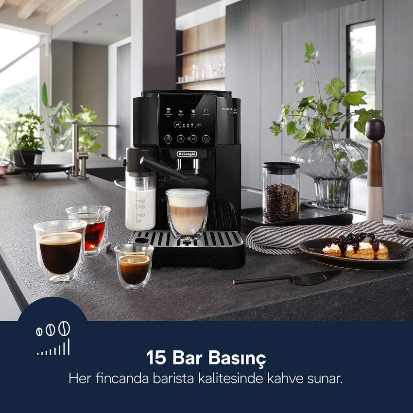 Magnifica Start, ECAM220.60.B Tam Otomatik Espresso Kahve Makinesi - 2