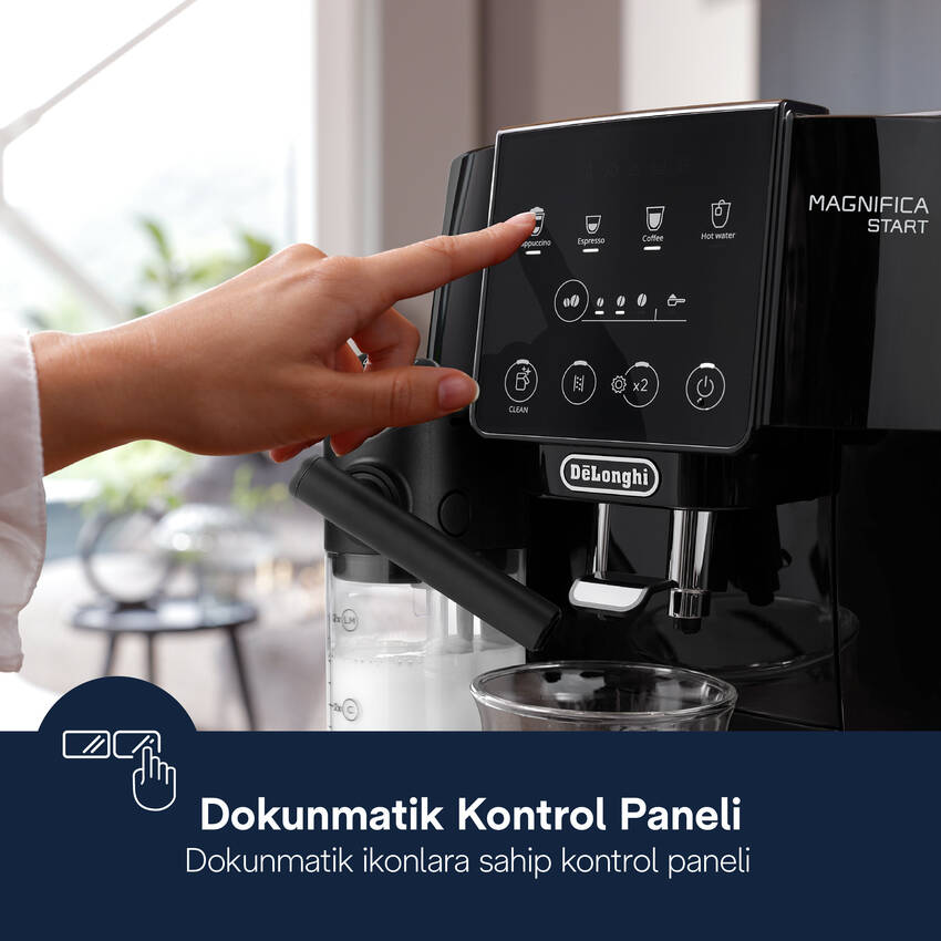 Magnifica Start, ECAM220.60.B Tam Otomatik Espresso Kahve Makinesi - 4