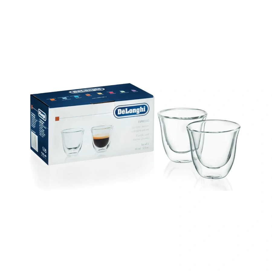 Delonghi - DLSC310 2'Li Çift Cidarlı Espresso Bardak