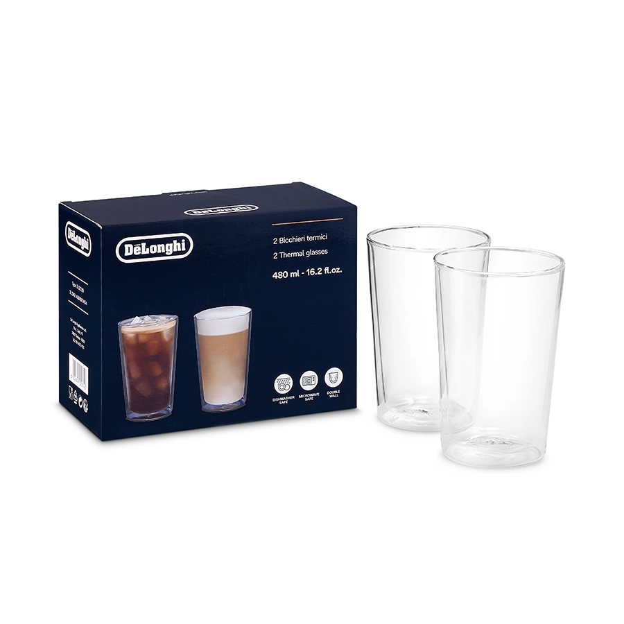Delonghi - DLSC319 2'Li Çift Cidarlı Büyük Bardak