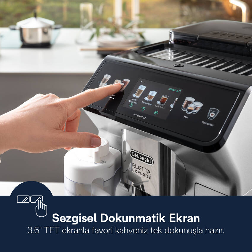 Eletta Explore, ECAM450.65.S Tam Otomatik Espresso Kahve Makinesi - 5