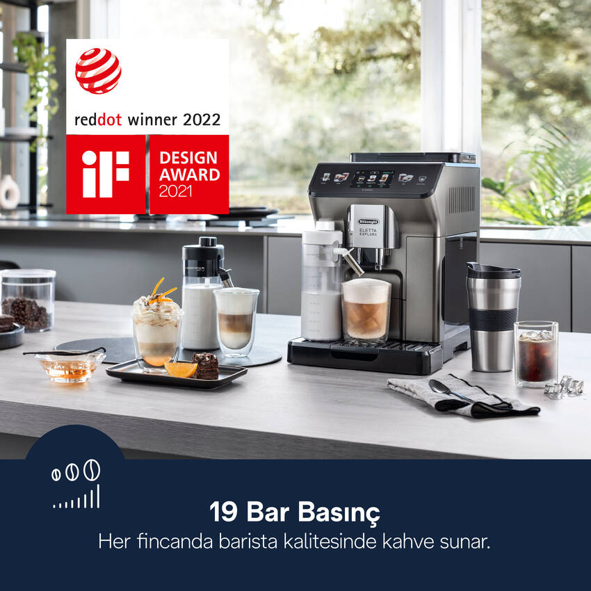 Eletta Explore, ECAM450.86.T Tam Otomatik Espresso Kahve Makinesi - 2