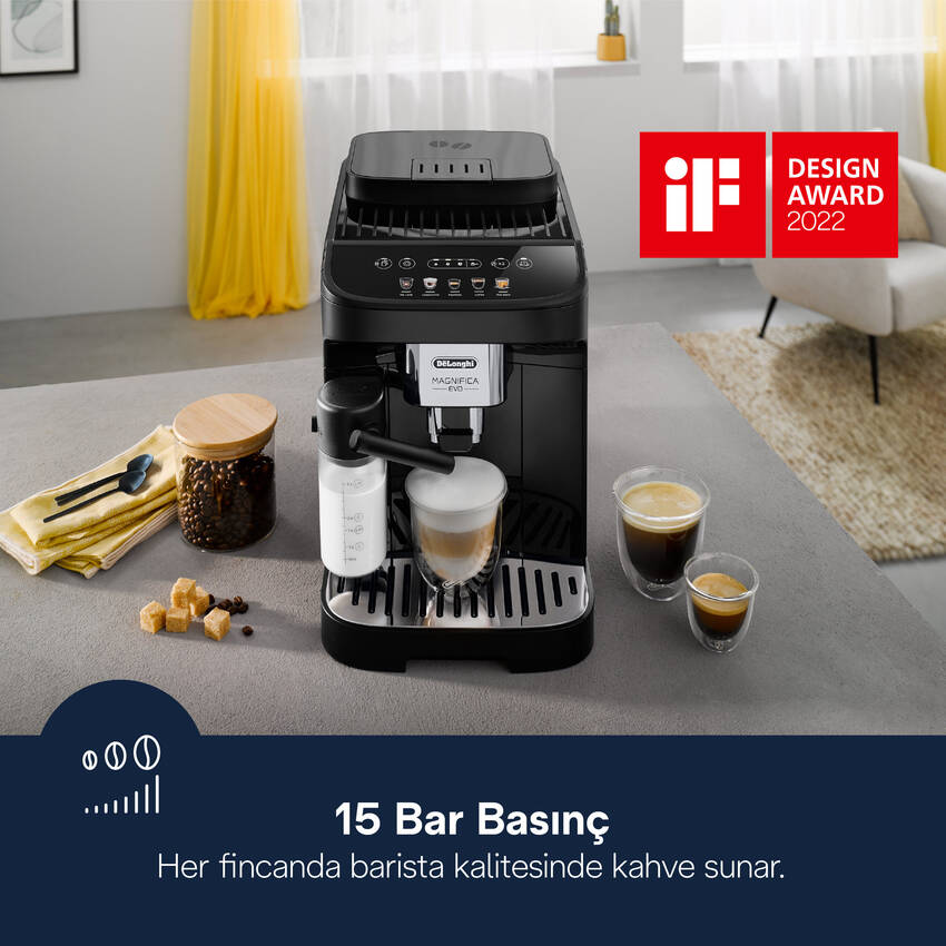 Magnifica Evo, ECAM290.61.B Tam Otomatik Espresso Kahve Makinesi - 2