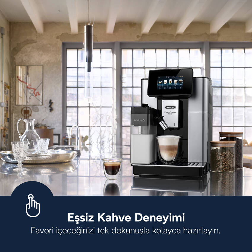 Primadonna Soul, ECAM612.55.SB Tam Otomatik Espresso Kahve Makinesi - 3